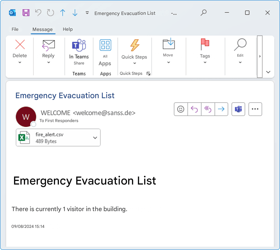 Evacuationlist