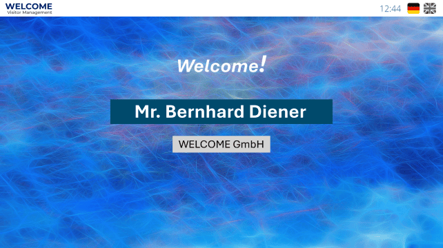 WELCOME greeting